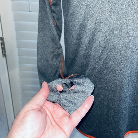 Oregon State Womens Size L 1/4 zip lightweight pullover Warmup Thumb holes - Picture 4 of 8